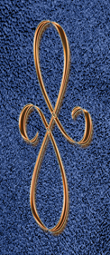 Copper Scroll Shimmer Blue